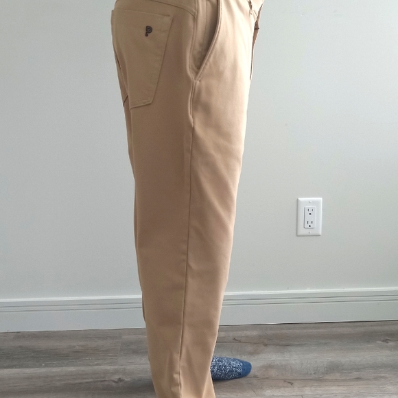 Public Rec 33 x 32 ' All Day Every Day ' travel pant cycling commuting work tan - Picture 7 of 9